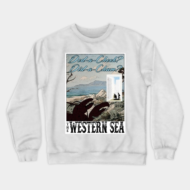 Visit the Western Sea Crewneck Sweatshirt by RocketPopInc